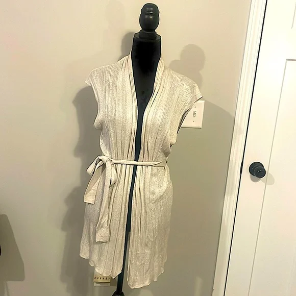 Zara Lurex Vest/ Cardigan - Picture 3 of 4